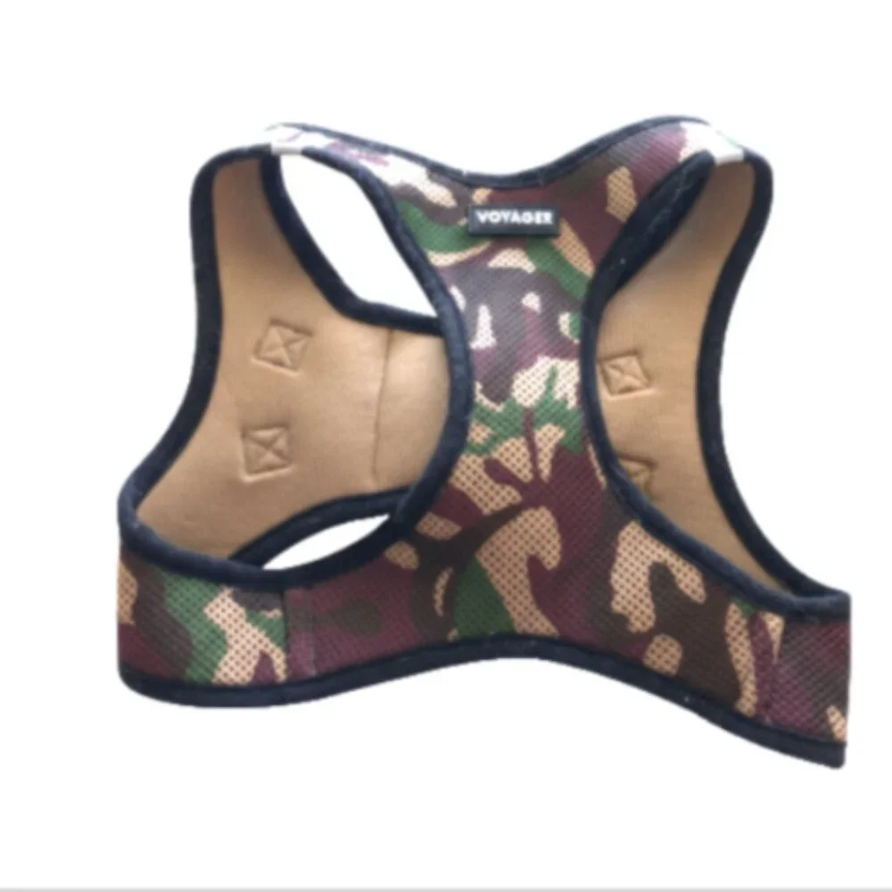 Voyager Step-In Mesh Dog Harness XL Camouflage Green Open Package NEW 28 lbs Max